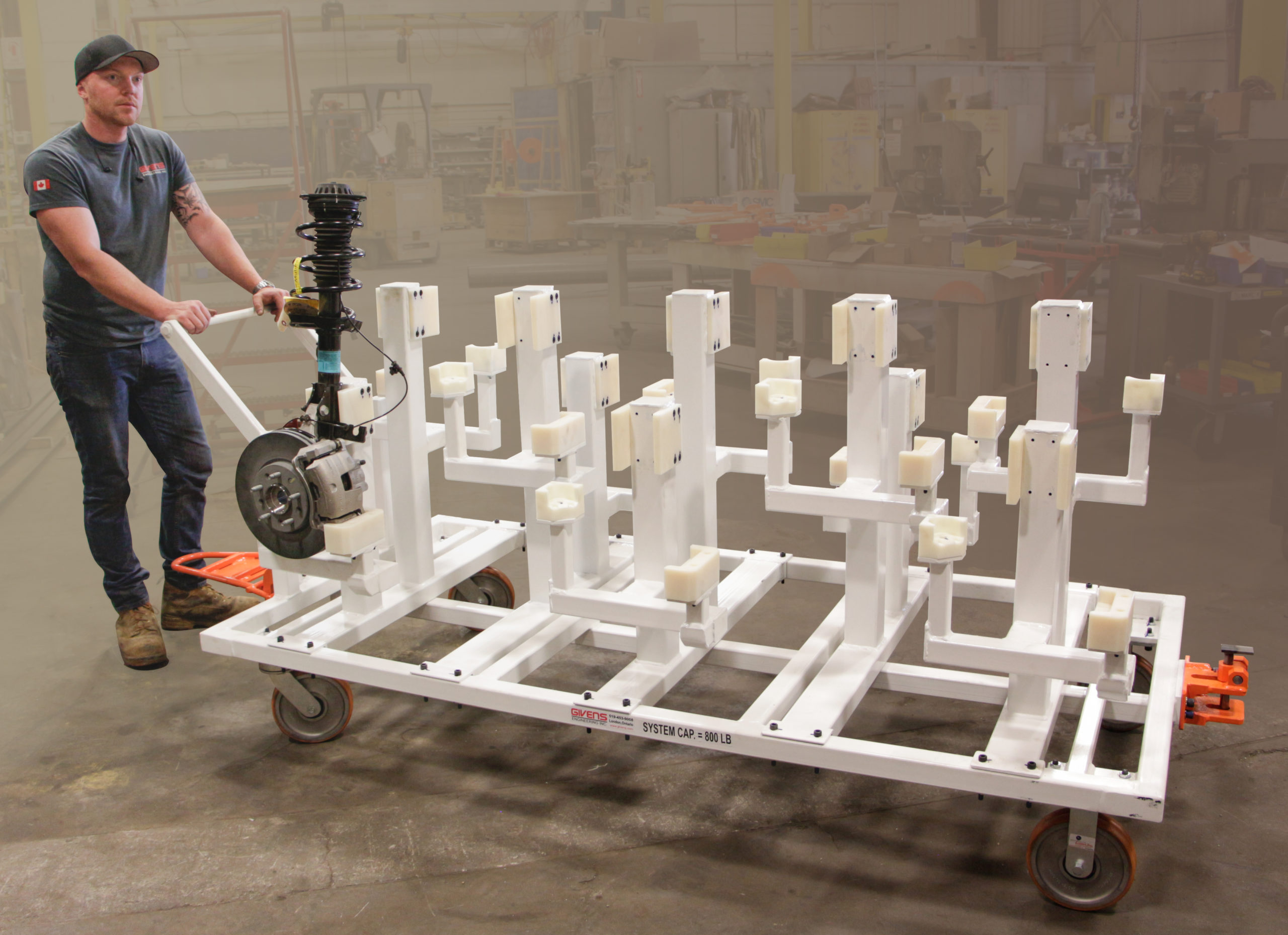 Production & Warehouse Carts | Givens Machine Systems Inc